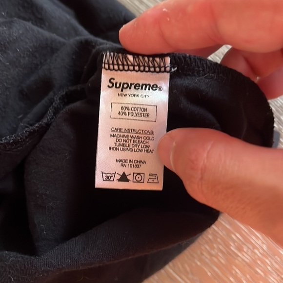 Supreme x Playboy T-Shirt - Black - Size Medium - Used - Picture 8 of 9